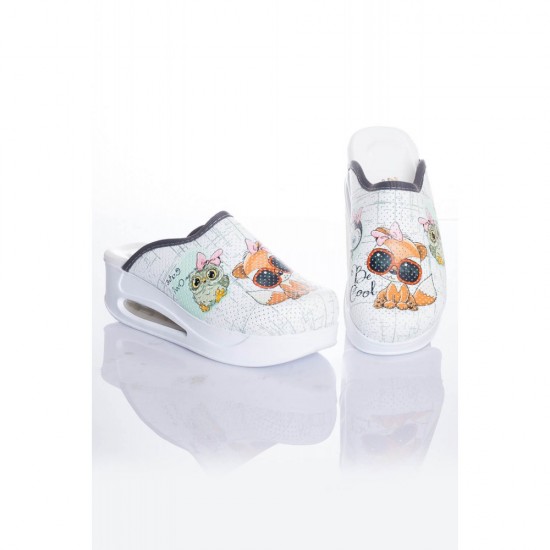 Air Max Şirin Köpek Desenli Ortopedik Sabo Terlik