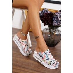 Air Max Pastel Kelebek Desenli Ortopedik Sabo Terlik Air Max Pastel Kelebek Desenli Ortopedik Sabo Terlik