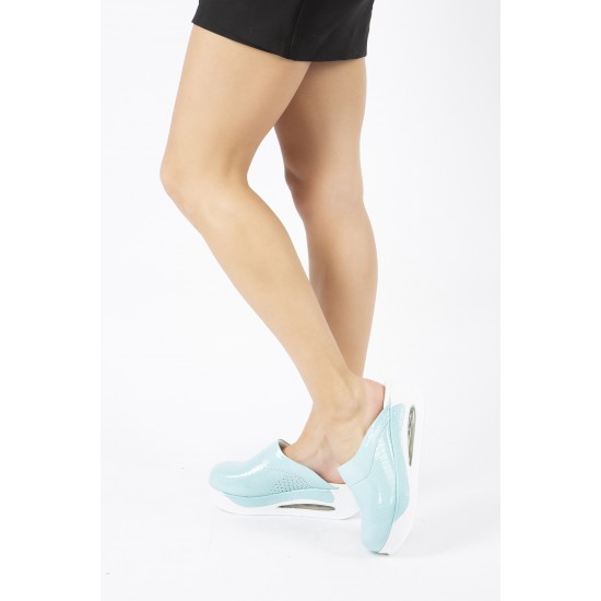 Air Max Turkuaz Dokulu Ortopedik Sabo Terlik Air Max Turkuaz Dokulu Ortopedik Sabo Terlik