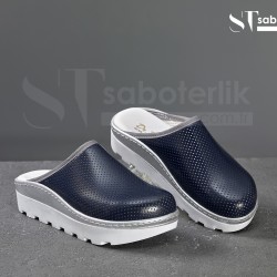 Ortopedik Lacivert Traktör Taban Sabo Terlik Ortopedik Lacivert Traktör Taban Sabo Terlik