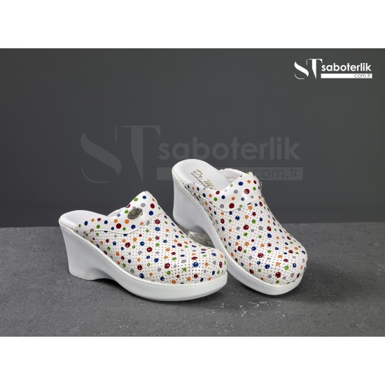 Ortopedik Puantiyeli Dolgu Taban Sabo Terlik Ortopedik Puantiyeli Dolgu Taban Sabo Terlik