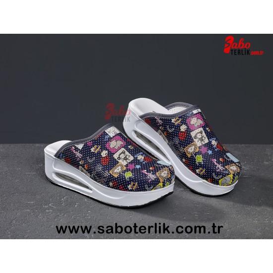 Air Max Desenli Ortopedik Sabo Terlik Air Max Desenli Ortopedik Sabo Terlik