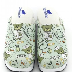 Air Max Ayıcık Desenli Ortopedik Sabo Terlik