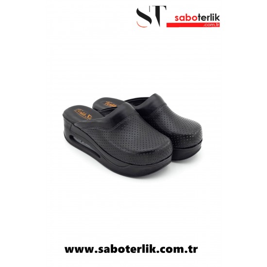 Air Max Siyah Tabanlı Ortopedik Sabo Terlik Air Max Siyah Tabanlı Ortopedik Sabo Terlik