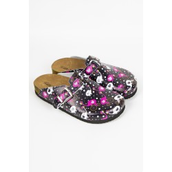 Orijinal Ortopedik Siyah Mantar Taban Fil Sabo Terlik