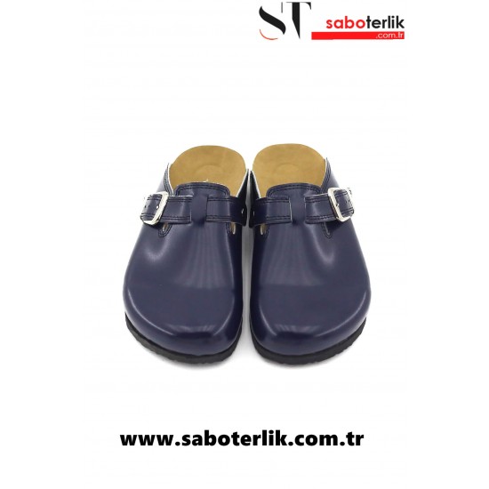 Mantar Taban Lacivert Ortopedik Sabo Terlik Mantar Taban Lacivert Ortopedik Sabo Terlik