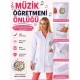 Müzik öğretmeni önlüğü alpaka 1. kalite beyaz önlük baskılı