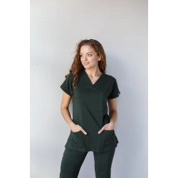 Avcı Yeşili Likralı Forma Takım Flex Kumaş Scrubs Avcı Yeşili Likralı Forma Takım Flex Kumaş Scrubs
