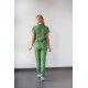 Fıstık Yeşili Likralı Forma Takım Flex Kumaş Scrubs