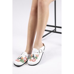 Mantar Taban Papağan Desenli Ortopedik Sabo Terlik