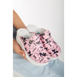 2026 Kadın Meow Kedi Desenli Ortopedik Airmax Sabo Terlik 