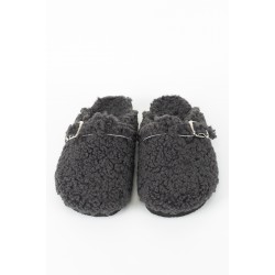 Gri Teddy Mantar Sabo Terlik