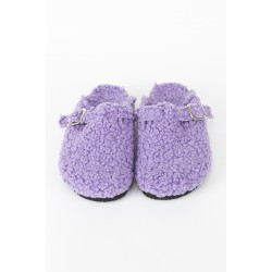 Lila Teddy Mantar Sabo Terlik