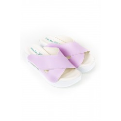 Lila Çapraz Air Sandalet Sabo Terlik Lila Çapraz Air Sandalet Sabo Terlik