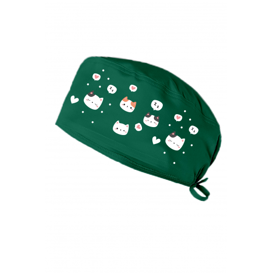 Ynk Bonecim Kedi Temalı Cerrahi Bone Hastane Bonesi Medikal Bone